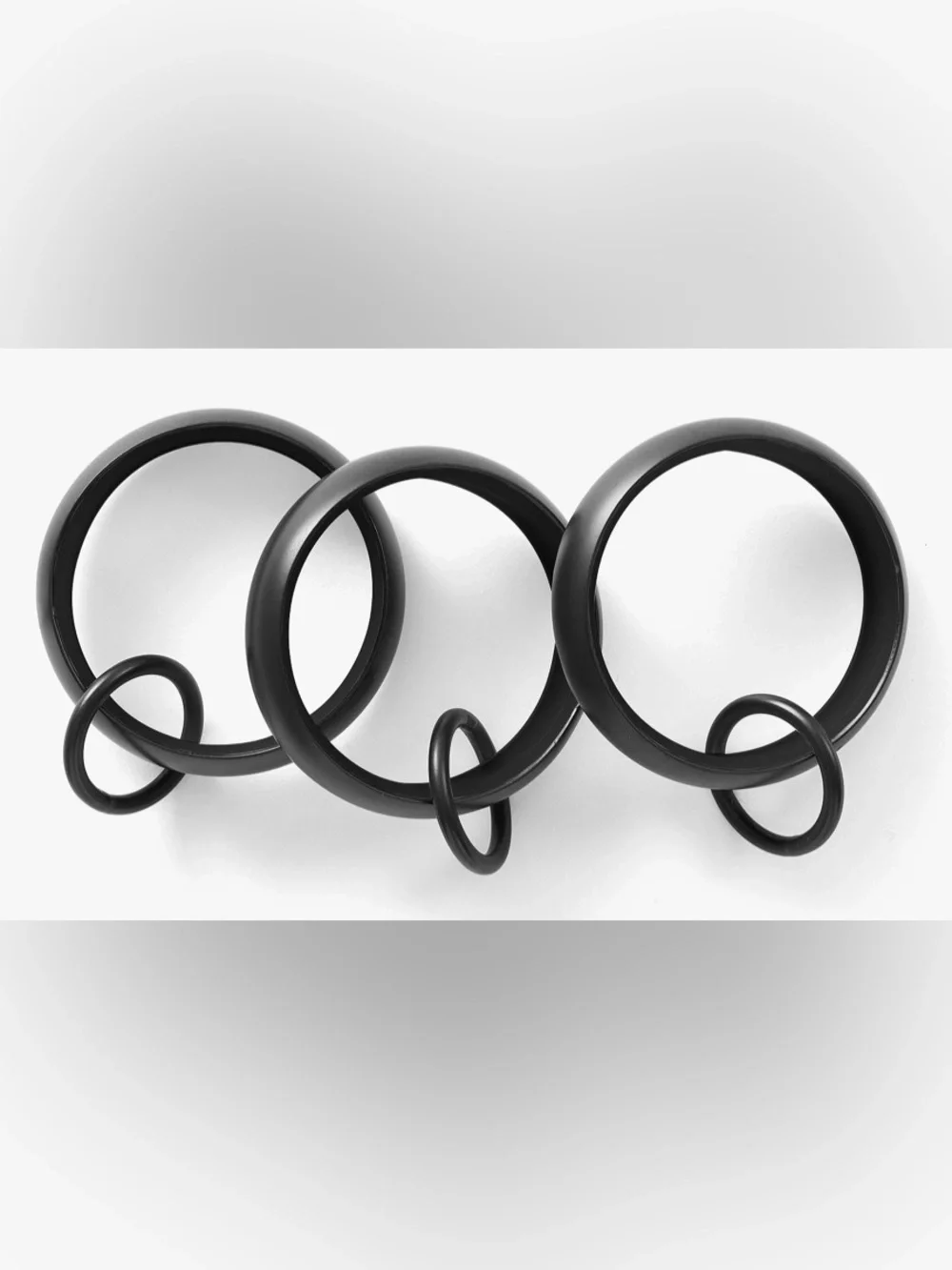 Pottery Barn Quiet-Glide Curtain Rings | Antique Bronze | 2 Sets